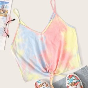 Cropped Tie-Dye Top